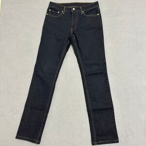 Levi's 511  Slim Fit Jeans Straight Leg Stretch Dark Blue Mens Size W32 x L34